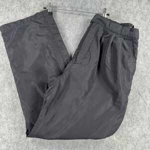 FootJoy DryJoys Pants Mens Medium Black Waterproof Rain Golf Overpants